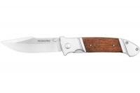 Нож складной WORKPRO 115мм с деревянной рукояткой, WP381001