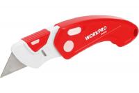 Нож технический Workpro мини трапециевидной формы, WP211004