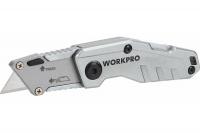 Нож складной мини Workpro с трапециевидным лезвием, WP211010
